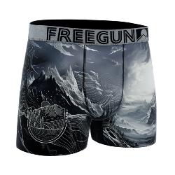 Boxer Freegun | Motif Montagne Hivers 