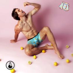  Boxer Wave Hawaii Motif Citrons|D7