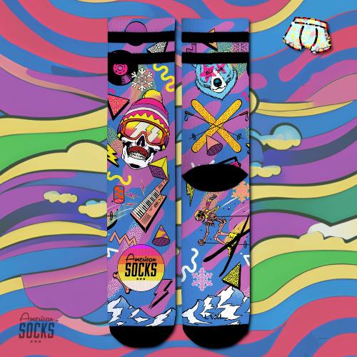 Chaussette American Socks | Retro Blizzard