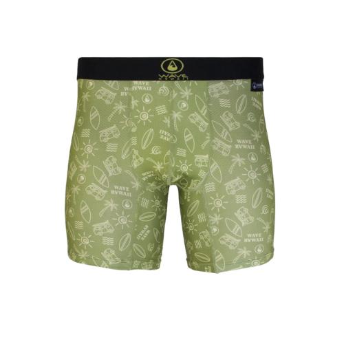  Boxer Wave Hawaii Motif Surf|D2