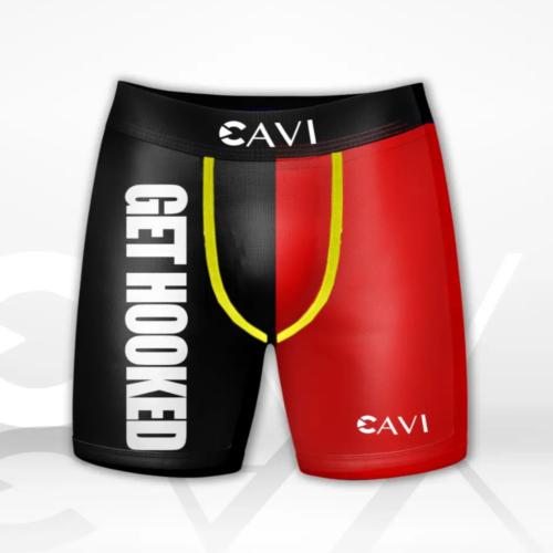 Boxer Fantaisie Cavi black&red