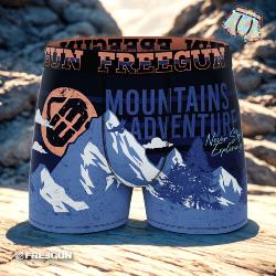 Boxer Freegun | Motif Montagne Hivers 🏔️