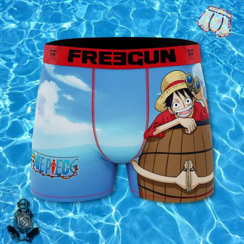 Boxer enfant | Freegun |One peace Luffy