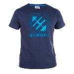 T-Shirt FREEGUN jersey Logo Bleu