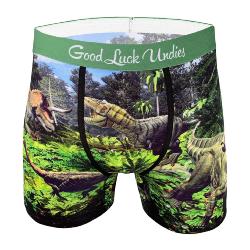 Boxer Good Luck undies| Dinosaure