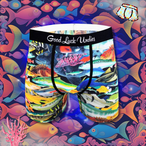 Boxer Good Luck undies |Fish &#128032;