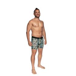  Boxer Wave Hawaii Motif Feuilles|D6