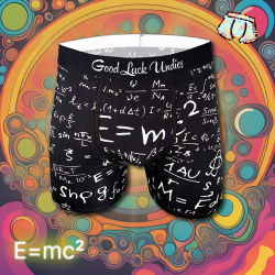 Boxer Good Luck Undies |E=MC &#129518;