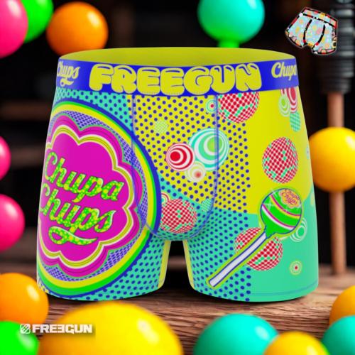 Boxer Enfant  |Freegun | Fluo Chupa chups 