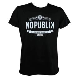 T-Shirt NOPUBLIK COTON |NOIR VINTAGE