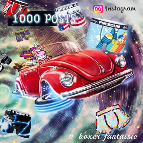1000 posts instagram